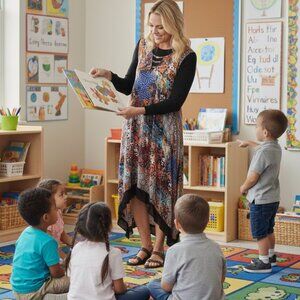 Cupio Dress tribal ethnic teacher - L